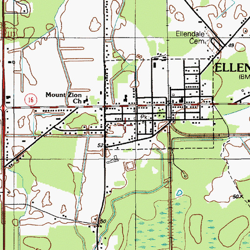 Topographic Map of Kent - Sussex Detoxification Center, DE