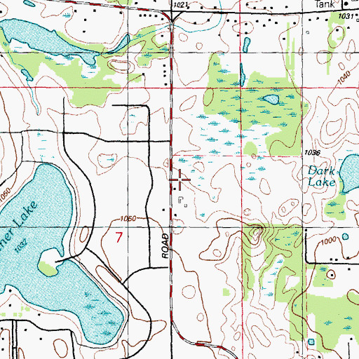 Topographic Map of Orion Township Fire Department Station 4 Headquarters, MI