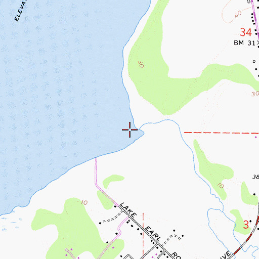 Topographic Map of Jordan Creek, CA