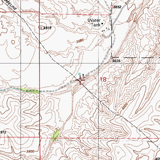 Topographic Map of Bellota Canyon, AZ