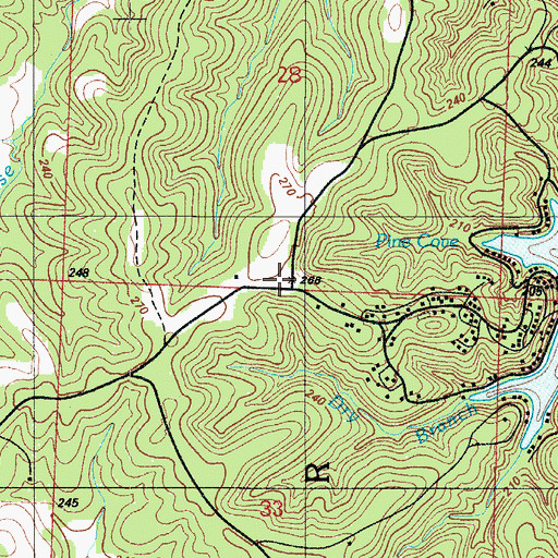 Topographic Map of Northwest Fire Protection District Station 5, MO