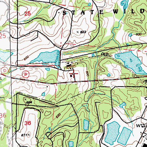 Topographic Map of Missouri Department of Conservation Forestry Saint Louis Regional Field Fire Office Saint Charles, MO