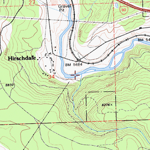 Topographic Map of Juniper Creek, CA