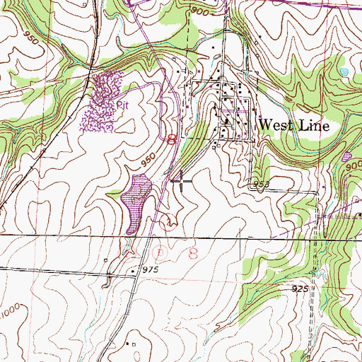 Topographic Map of Dolan - West Dolan Fire Protection District Station 2, MO