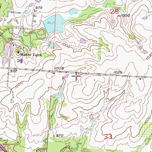 Topographic Map of South Metropolitan Fire Protection District Station 3, MO