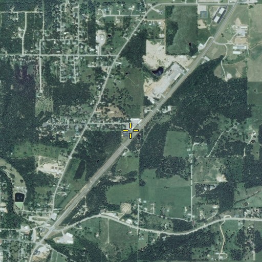 Aerial/Satellite Image of Missouri Department of Conservation Forestry Ozark Regional Field Fire Office Houston, MO