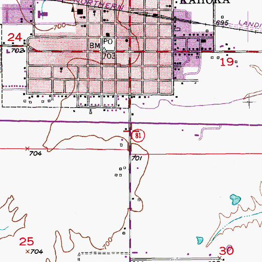 Topographic Map of Missouri Department of Conservation Forestry Northeast Regional Field Fire Office Kahoka, MO