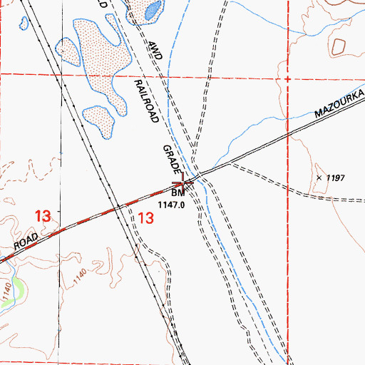 Topographic Map of Kearsarge, CA