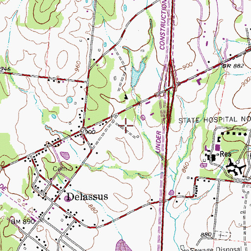 Topographic Map of Missouri Department of Conservation Forestry Southeast Regional Field Fire Office Farmington, MO