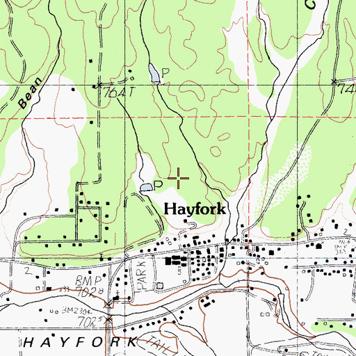 Topographic Map of Kellogg Gulch, CA
