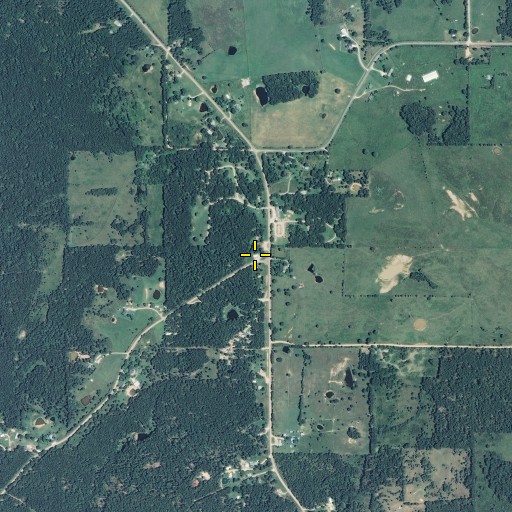 Aerial/Satellite Image of Jadwin Volunteer Fire Department, MO