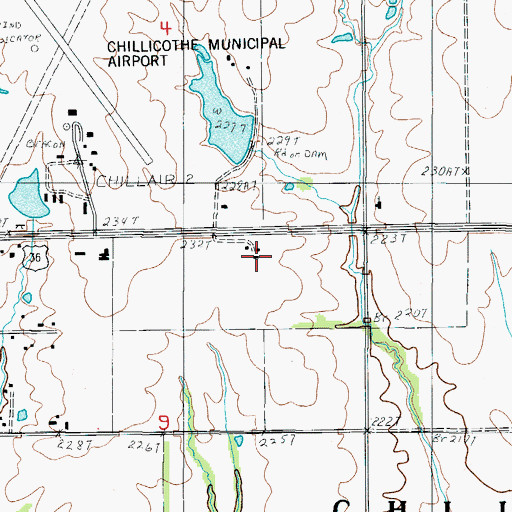 Topographic Map of Missouri Department of Conservation Forestry Northwest Regional Field Fire Office Chillicothe, MO