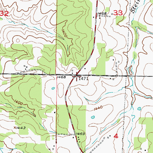 Topographic Map of Grovespring Area Voluntary Fire Protection Association Station 2, MO