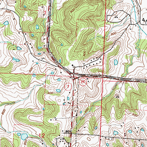 Topographic Map of Lake City Army Ammunition Plant Department of Defense, MO