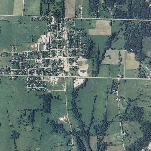 Aerial/Satellite Image of Fair Play Fire Department, MO