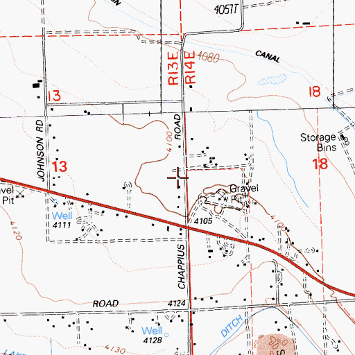 Topographic Map of Standish Litchfield Fire Protection District, CA