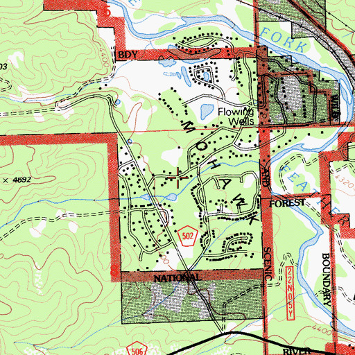 Topographic Map of Plumas Eureka Fire and Rescue, CA