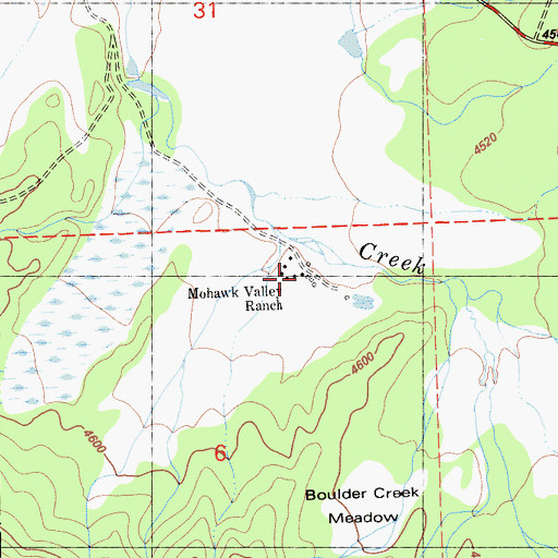Topographic Map of Graeagle Fire Rescue White Hawk Ranch, CA