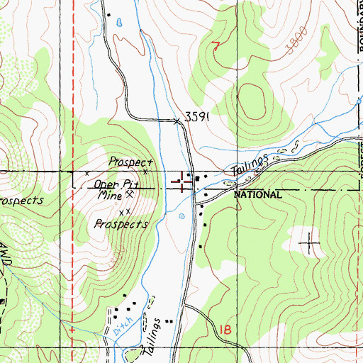 Topographic Map of Scott Valley Fire Protection District Masterson Road, CA