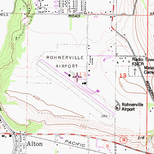 Topographic Map of California Department of Forestry and Fire Protection Fortuna, CA