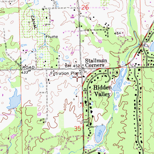 Topographic Map of Placer County Fire Department Station 19 / South Placer Fire Department Station 3, CA