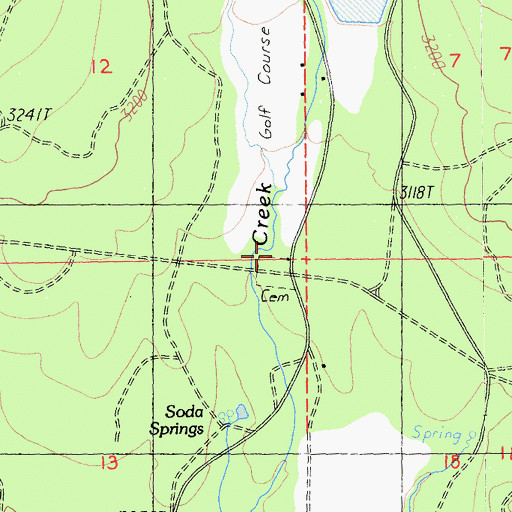 Topographic Map of California Department of Forestry and Fire Protection McCloud, CA