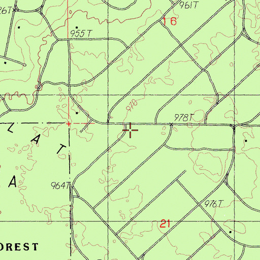 Topographic Map of Mount Shasta Vista Volunteer Fire Company Station 1, CA