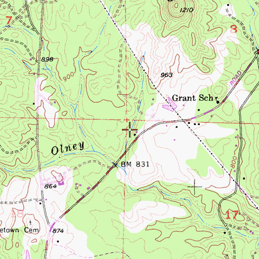 Topographic Map of Centerville Volunteer Fire Company Station 52, CA