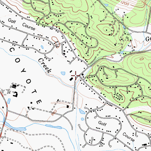 Topographic Map of Department of Forestry and Fire Protection South Lake County Fire Protection District Station 63, CA