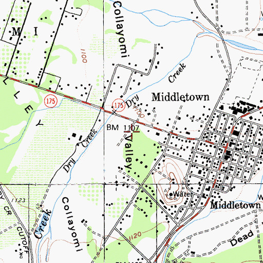Topographic Map of Department of Forestry and Fire Protection South Lake County Fire Station, CA