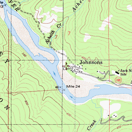 Topographic Map of Yoruk Volunteer Fire Department Station 2, CA