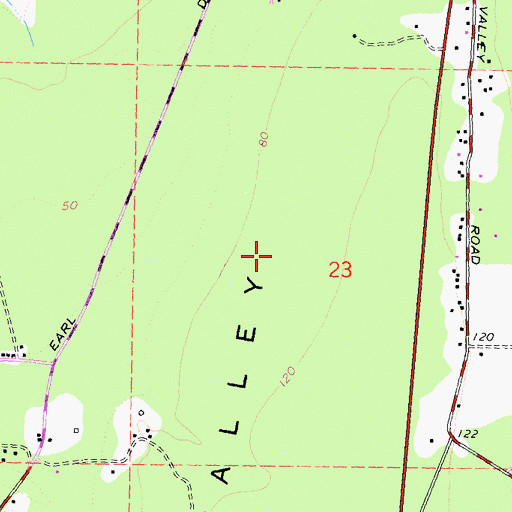 Topographic Map of Pelican Bay State Prison Fire Department, CA