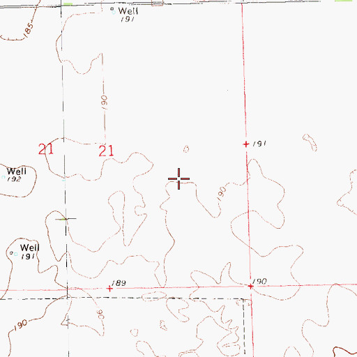 Topographic Map of South Yuma County Landfill, AZ