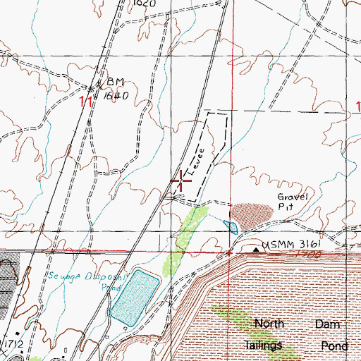 Topographic Map of Ajo Landfill, AZ
