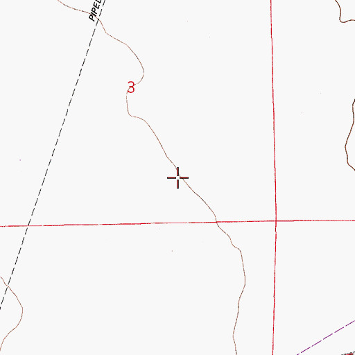 Topographic Map of Cochise County Western Regional Landfill, AZ
