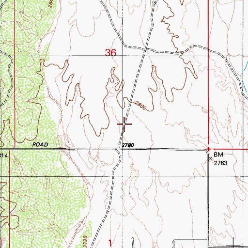 Topographic Map of Golder Ranch Fire District Station 375, AZ