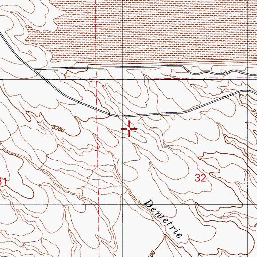 Topographic Map of Green Valley Fire Department, AZ