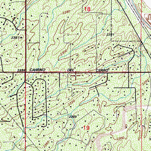 Topographic Map of Northwest Fire District Station 32, AZ