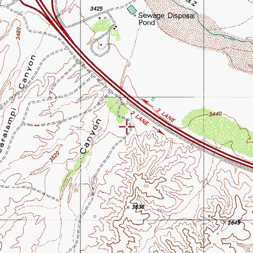 Topographic Map of Rio Rico Fire District Station 2, AZ