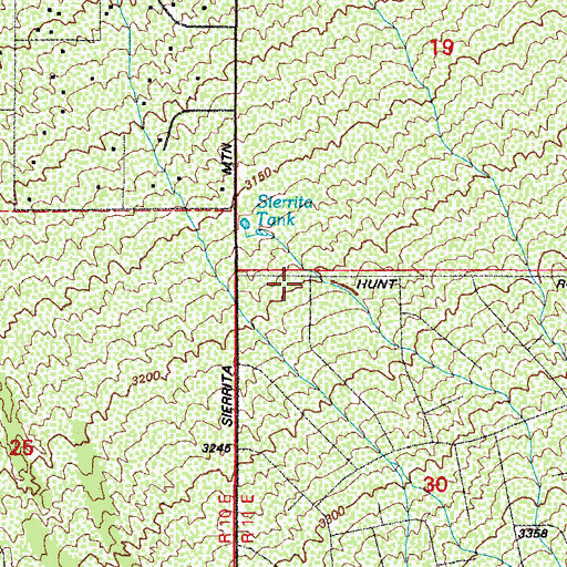 Topographic Map of Three Points Fire Station 301, AZ