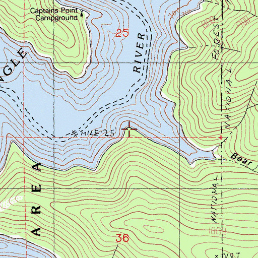 Topographic Map of Lake Bear Gulch, CA