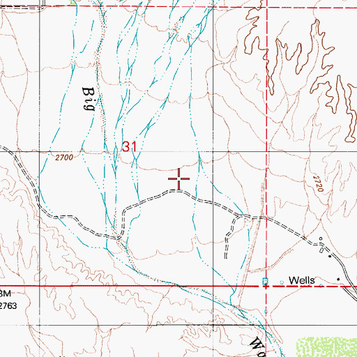 Topographic Map of Oro Valley Hospital, AZ
