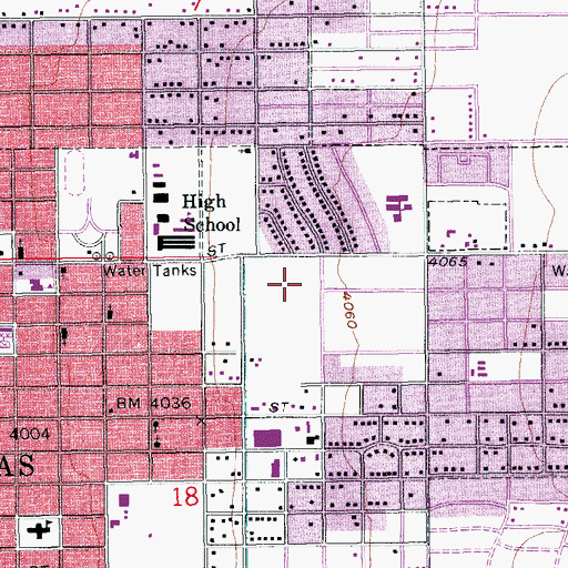 Topographic Map of Infinia at Douglas, AZ