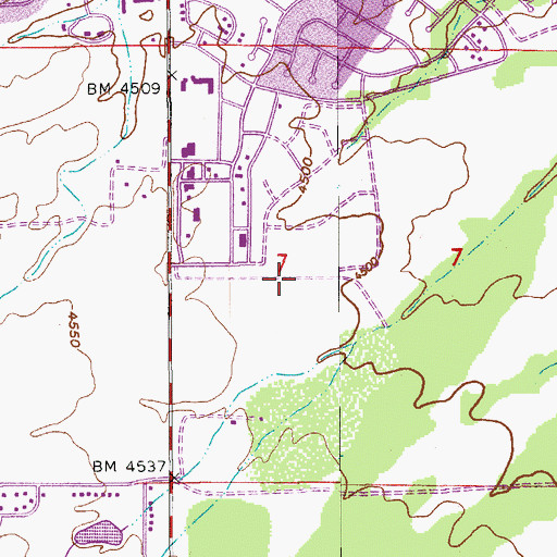Topographic Map of Prestige Assisted Living at Sierra Vista, AZ
