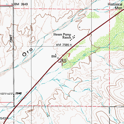 Topographic Map of Desert Point La Reserve, AZ