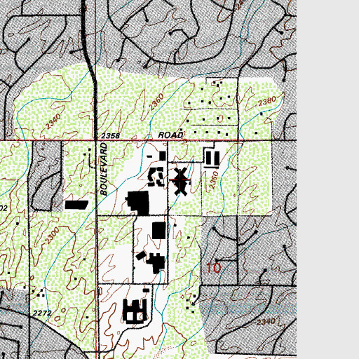 Topographic Map of Desert Life Rehabilitation and Care Center, AZ
