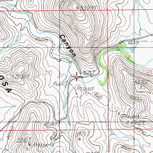 Topographic Map of Leslie Canyon Road Bridge, AZ
