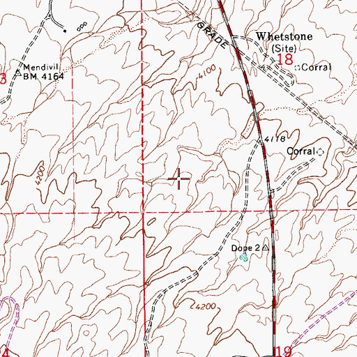 Topographic Map of Cochise Terrace Recreational Vehicle Resort, AZ