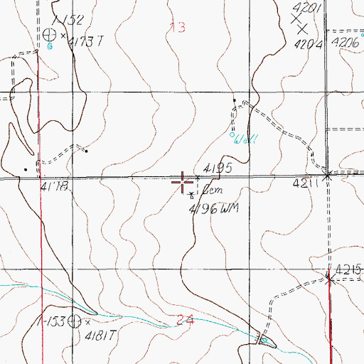 Topographic Map of McNeal Cemetery, AZ