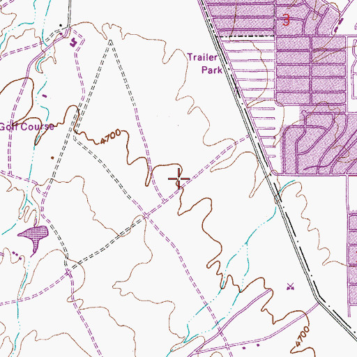 Topographic Map of Southern Arizona Veterans Memorial Cemetery, AZ